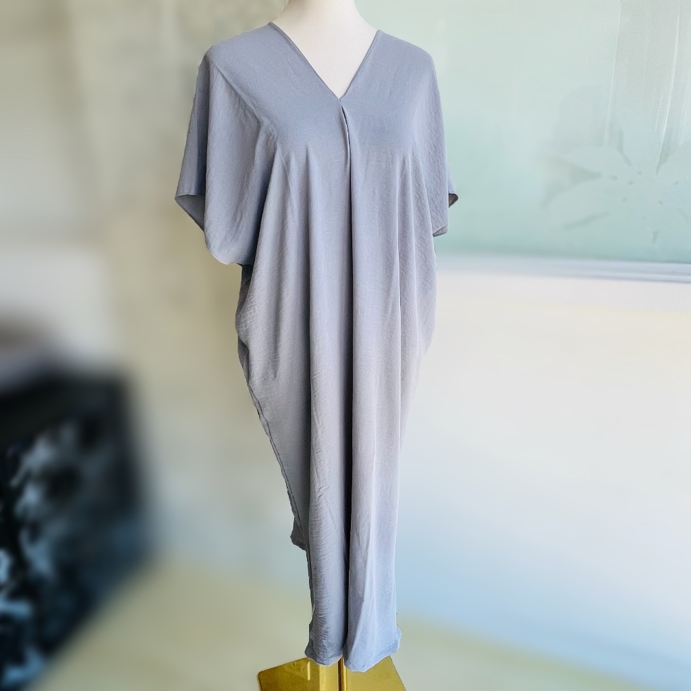 0065/ Gray Dress Crinkle Airflow Material - Picture 10 of 10